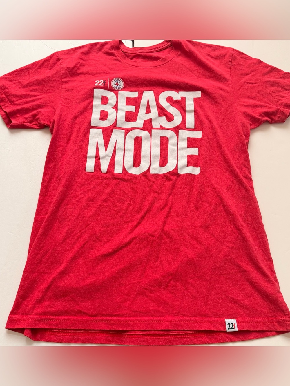 22Fresh x Regina Red Sox Beast Mode T-Shirt Men’s Small Red Limited Collab Tee
